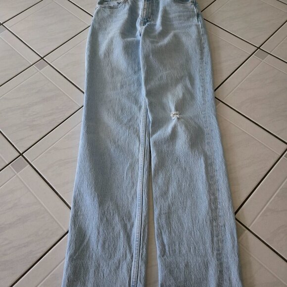 Levi's 70s High Slim Straight Jeans Marin Hits Light Blue 26 - Picture 4 of 6